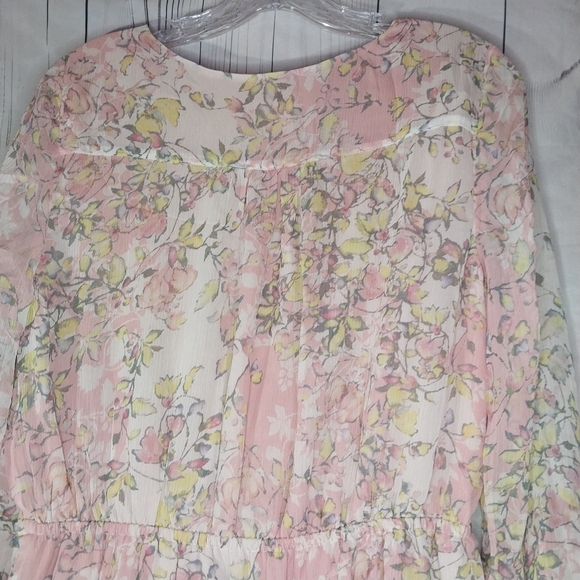 Sundance River Walk Silk Wrap Floral Tie Waist Flowy Feminine Fairy dress - Picture 13 of 13